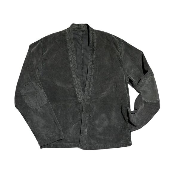 Corduroy elbow patch Kimono - Picture 1 of 4